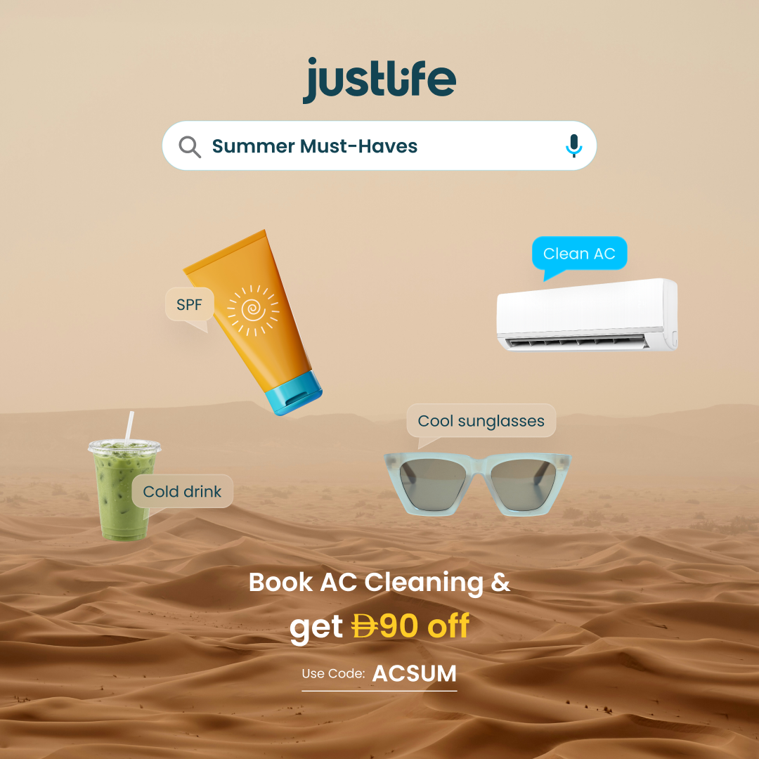 Justlife UAE Facebook ad