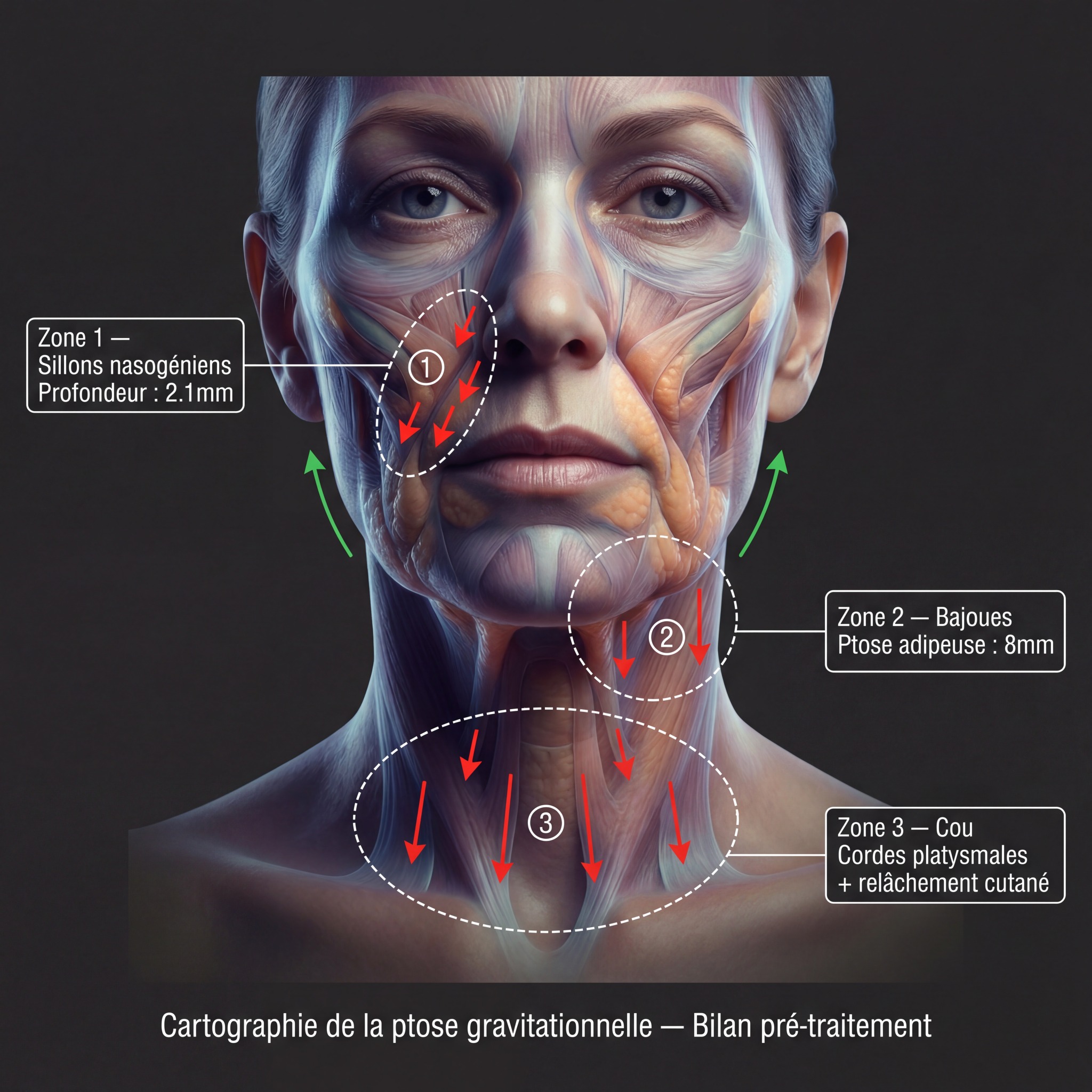 Dr. Laetitia Durand Facebook ad: Mon chirurgien avait déjà dessiné les traits d'incision…