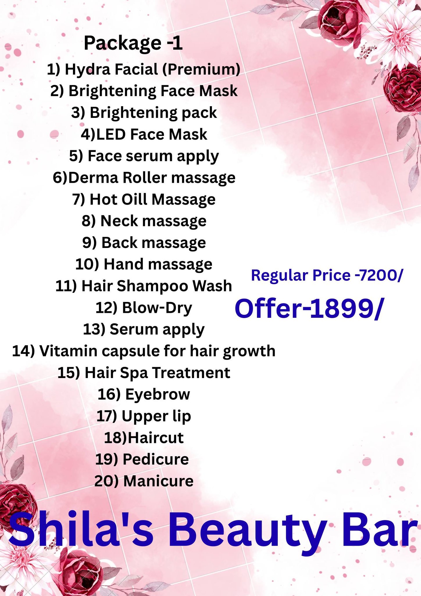 Shila's Beauty Bar Facebook ad: ১৮৯৯/ টাকায় পাচ্ছেন হাই-ড্রা ফিসিয়াল সাথে ২০ টি…