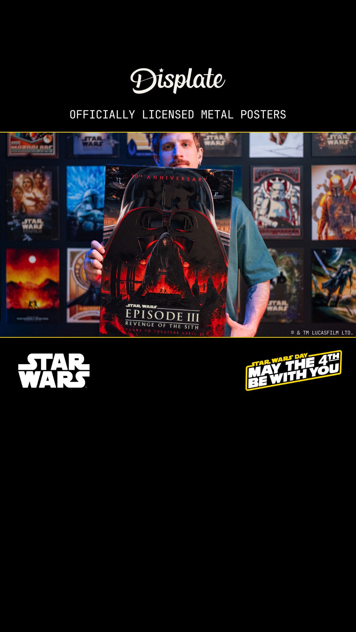 Displate Facebook ad