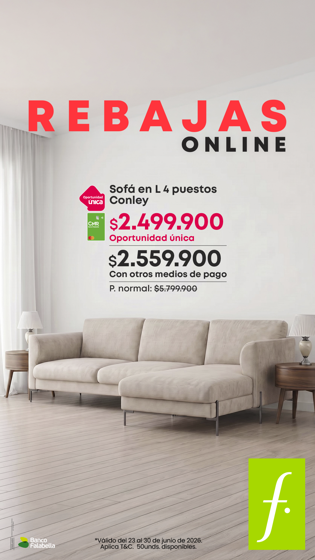 Falabella Colombia Facebook ad