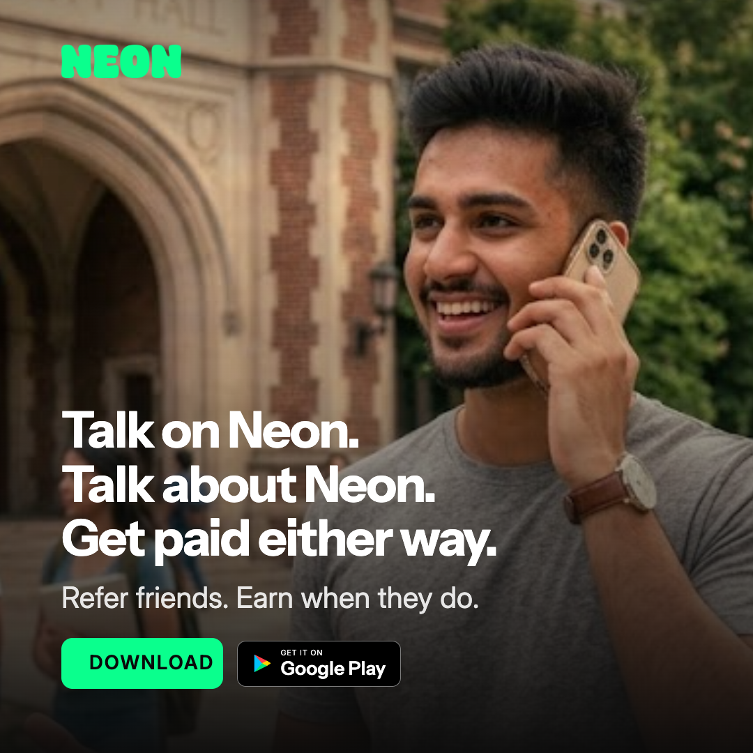 Neon Mobile Facebook ad