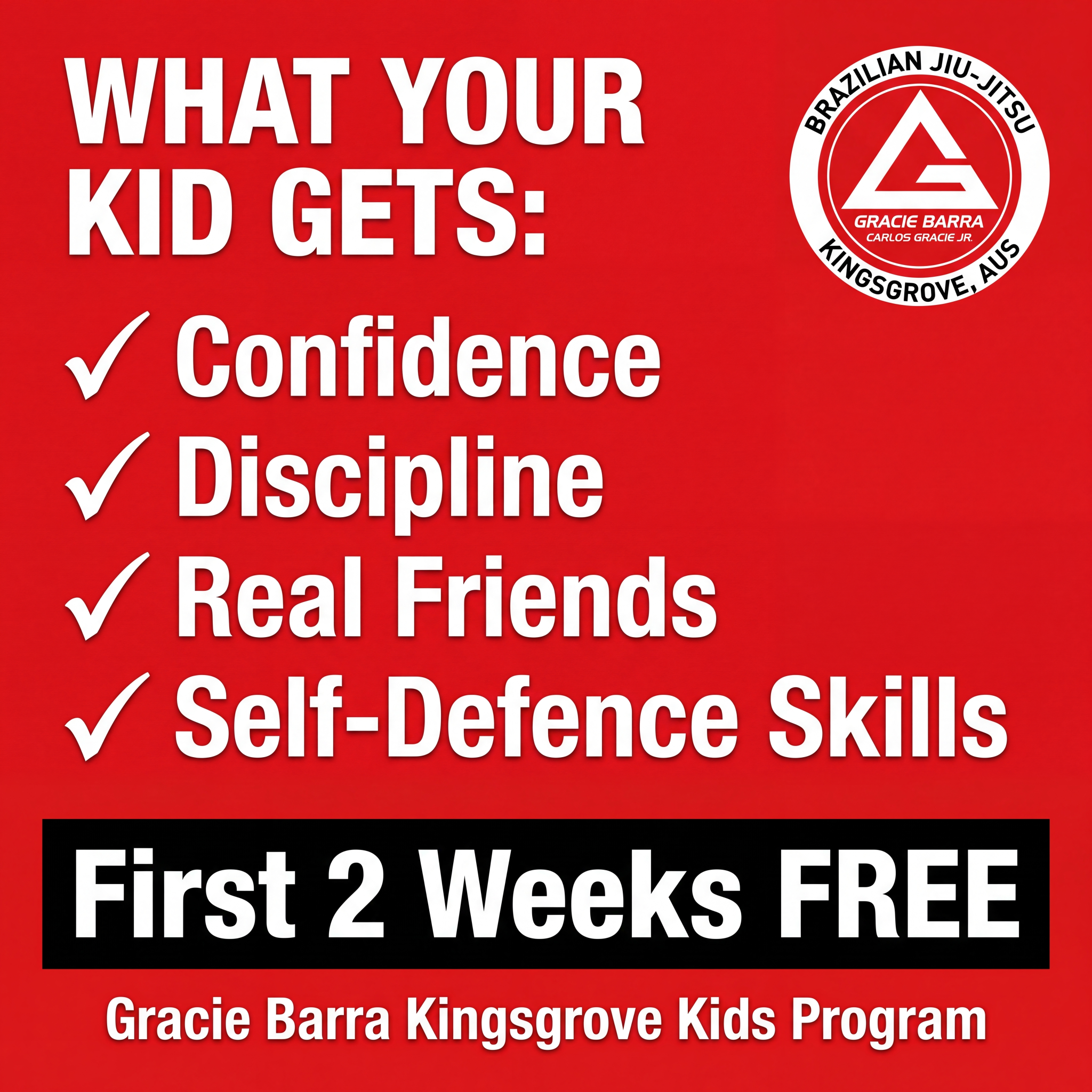 Gracie Barra Kingsgrove Facebook ad