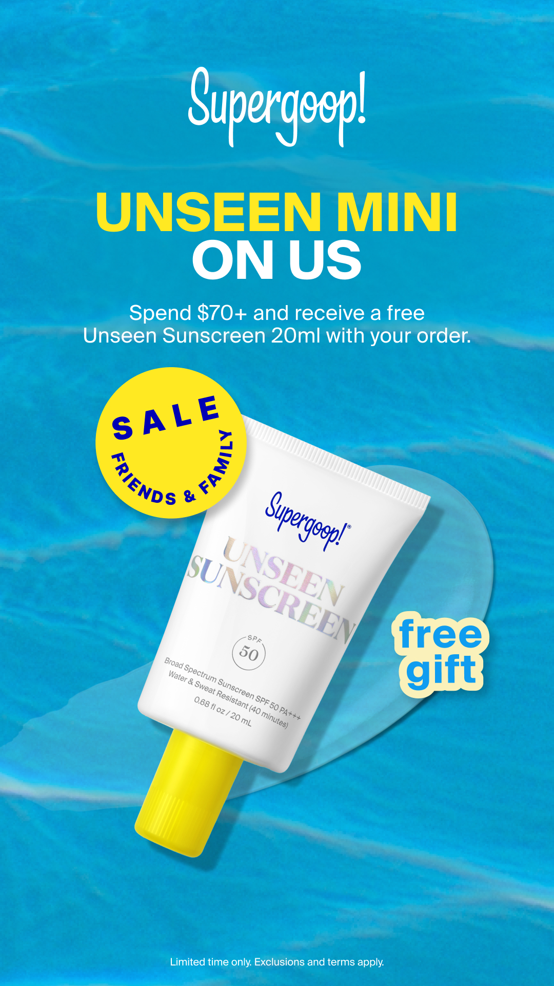 Supergoop Facebook ad
