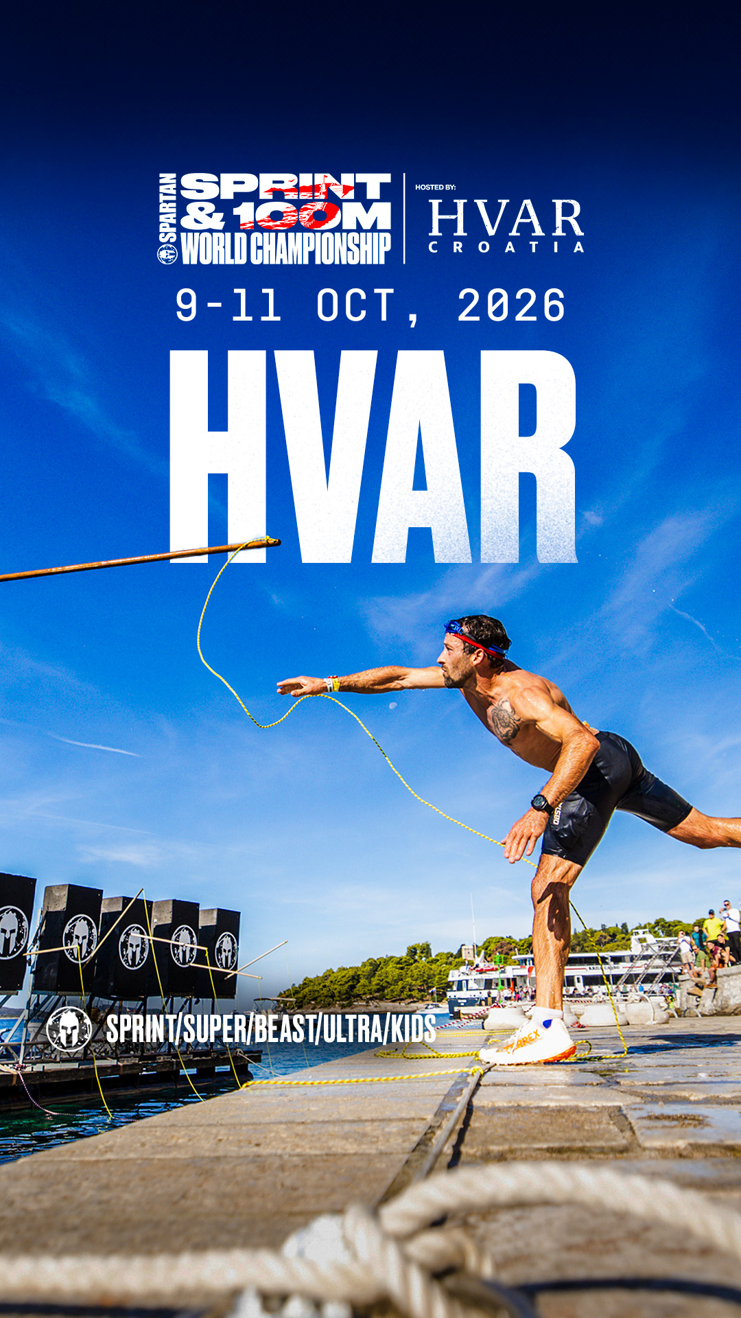 Spartan Race Croatia Facebook ad: Spartan Hvar 2026
