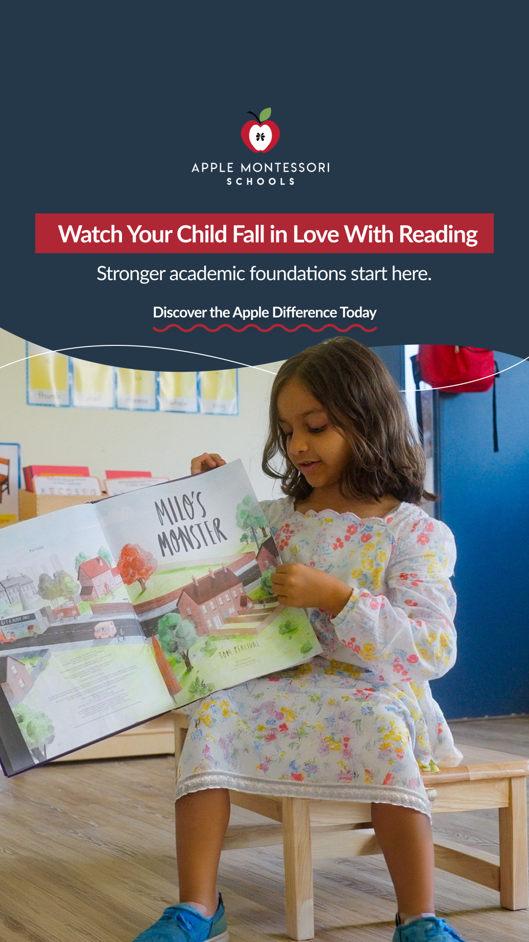Apple Montessori Schools Facebook ad from Jun 30, 2026