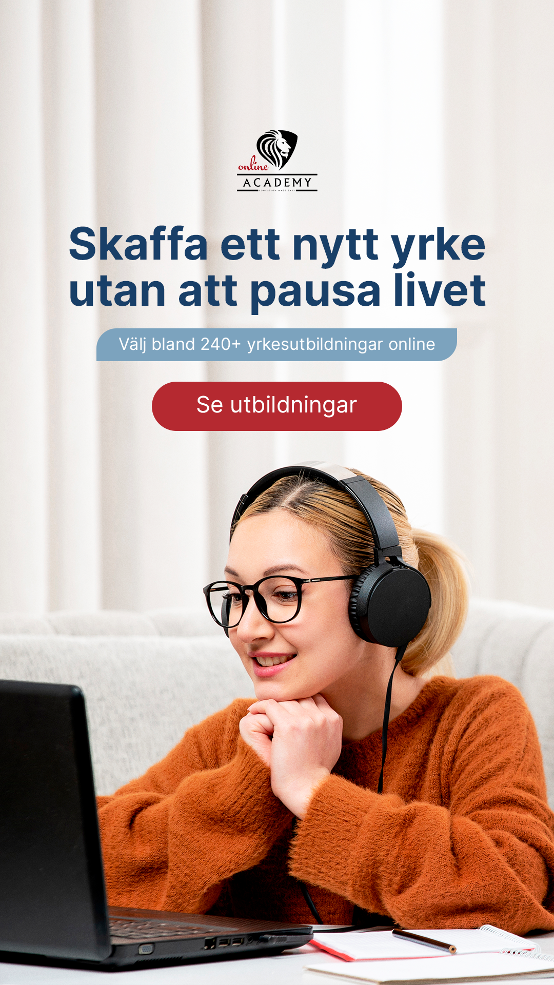 Academy Online Facebook ad from Apr 24, 2026