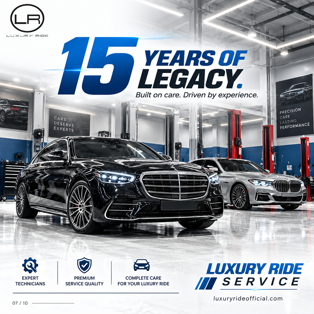 Luxury Ride India Facebook ad: Smart owners choose expert care.