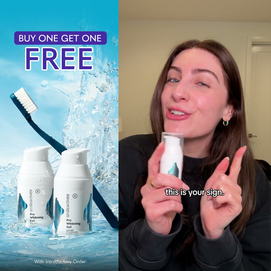 smileactives Facebook ad: BUY 1, GET 1 FREE!