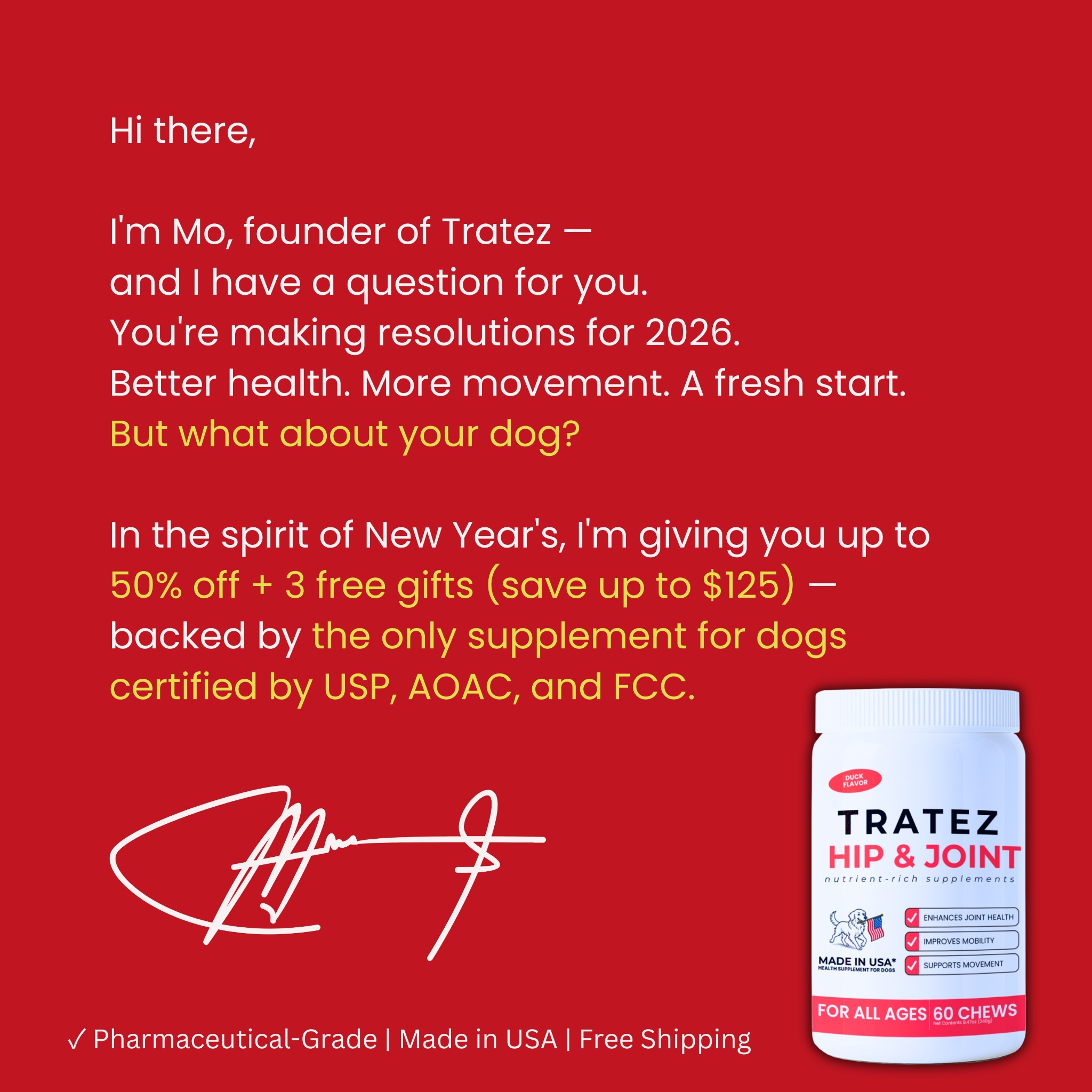 Tratez Facebook ad