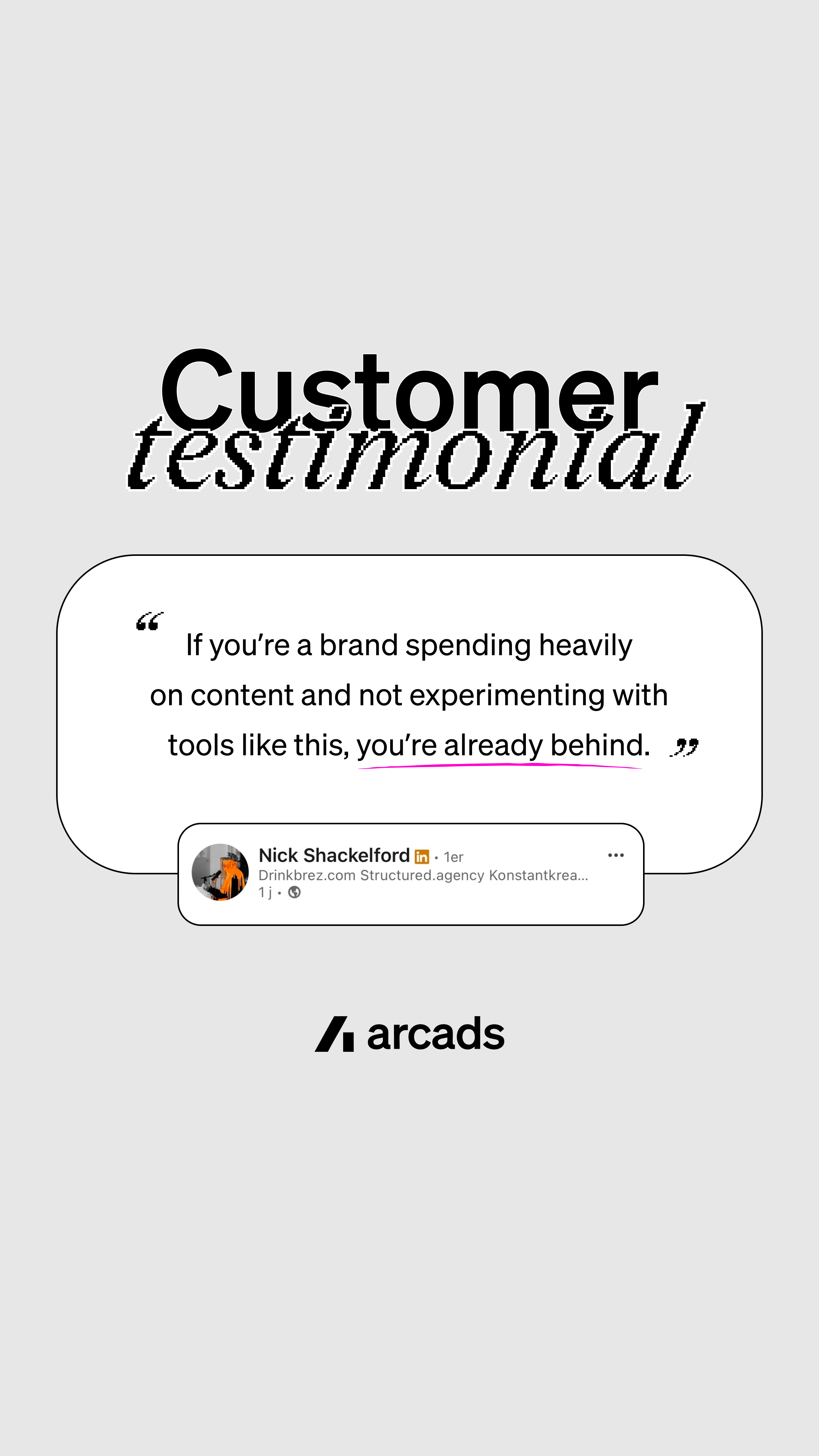 Arcads AI Facebook ad