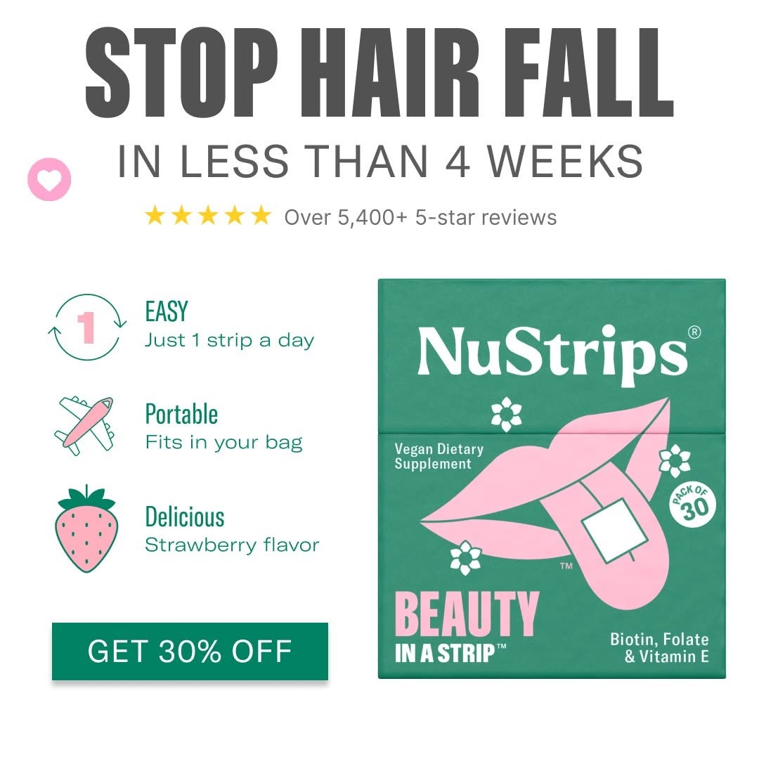 NuStrips Facebook ad