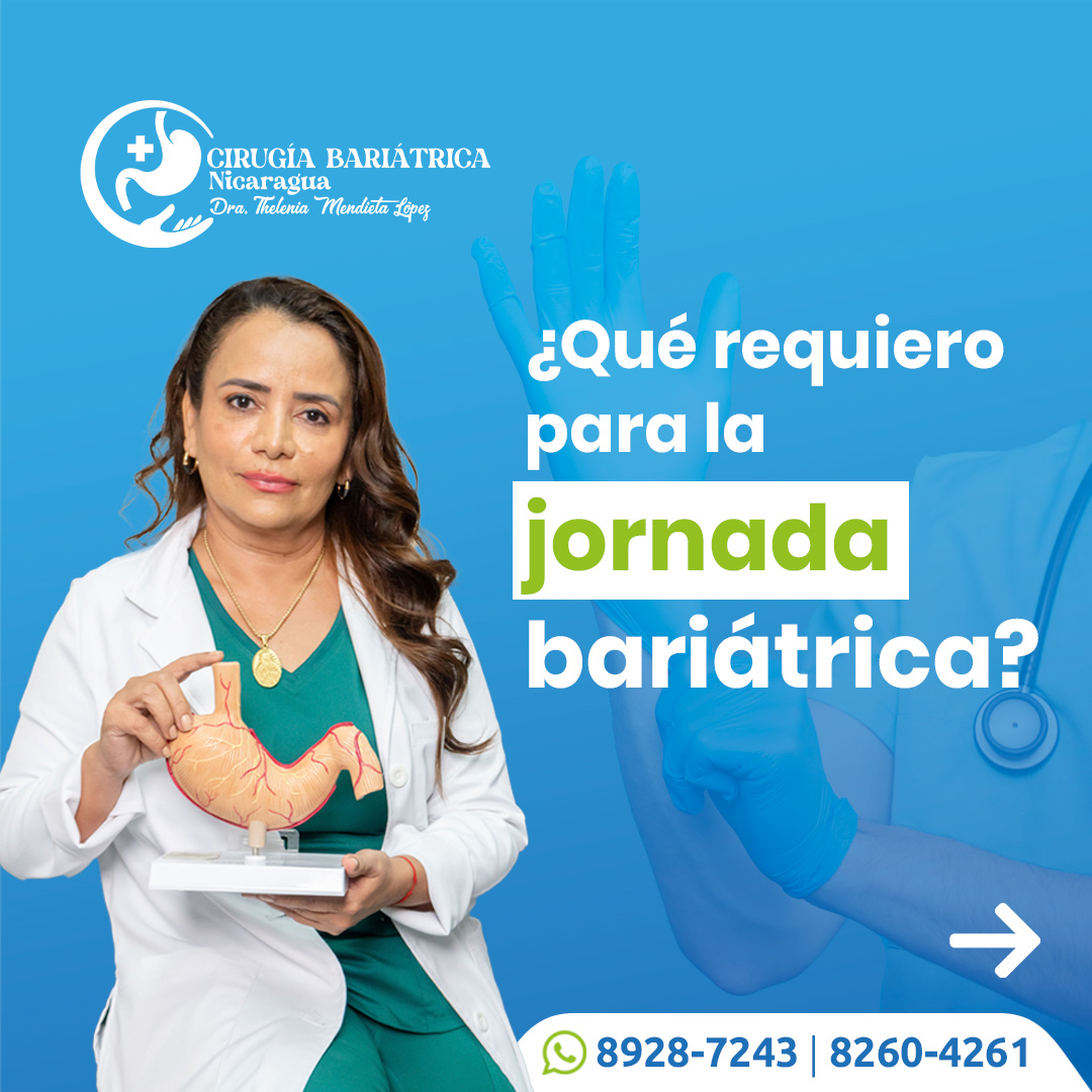 Cirugia Bariatrica Nicaragua Dra Thelenia Mendieta Facebook ad: ¿Qué requieres para la jornada bariátrica?