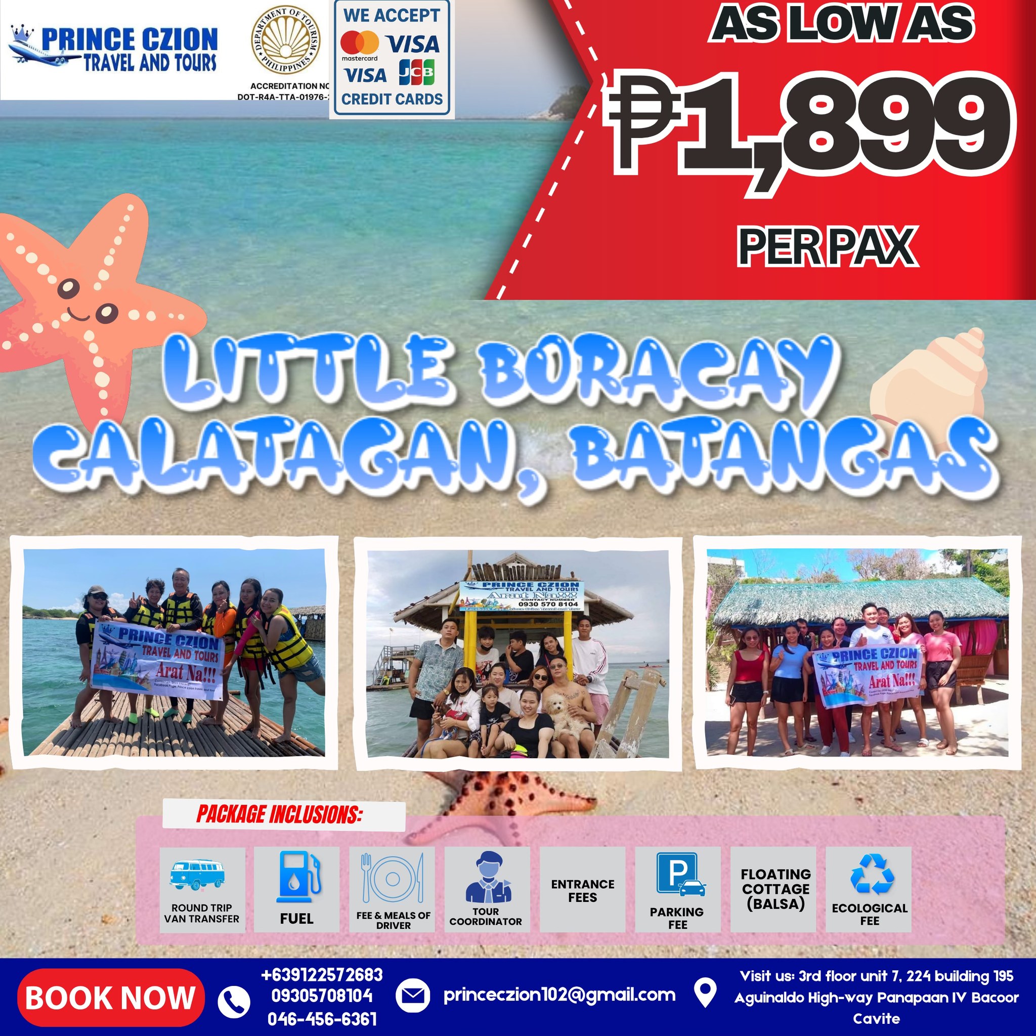 Prince CZION Travel & Tours Facebook ad