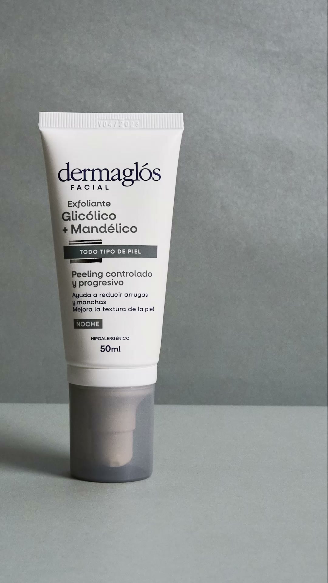 Dermaglós Facebook ad: Nuevo Exfoliante Glicólico + Mandélico