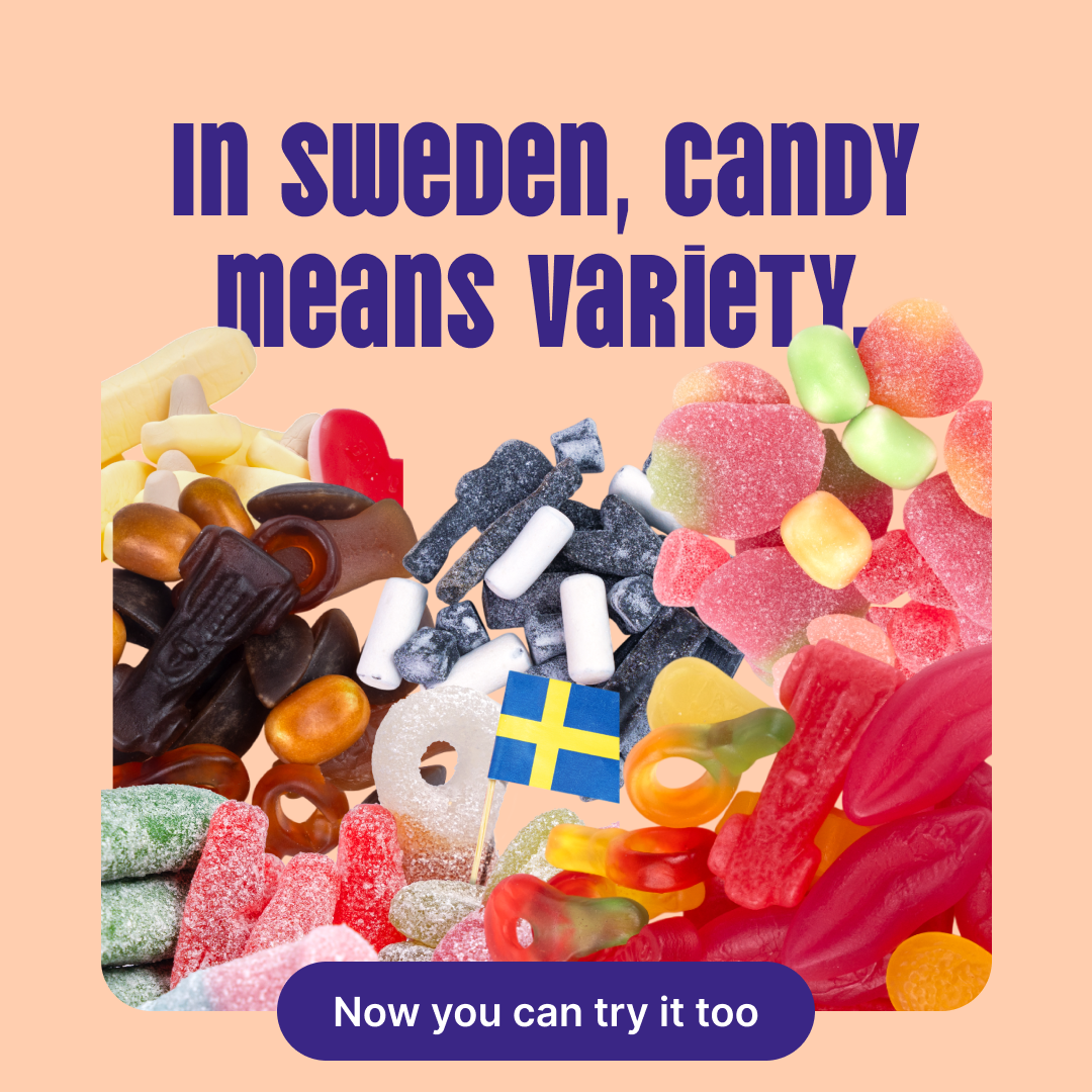 Swedish Candy Facebook ad