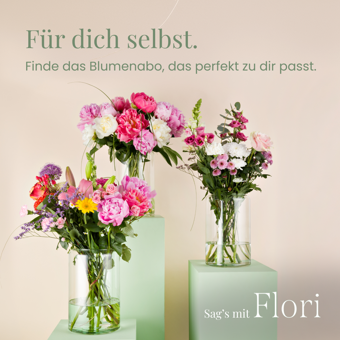 Flori.at Facebook ad: Für dich selbst.