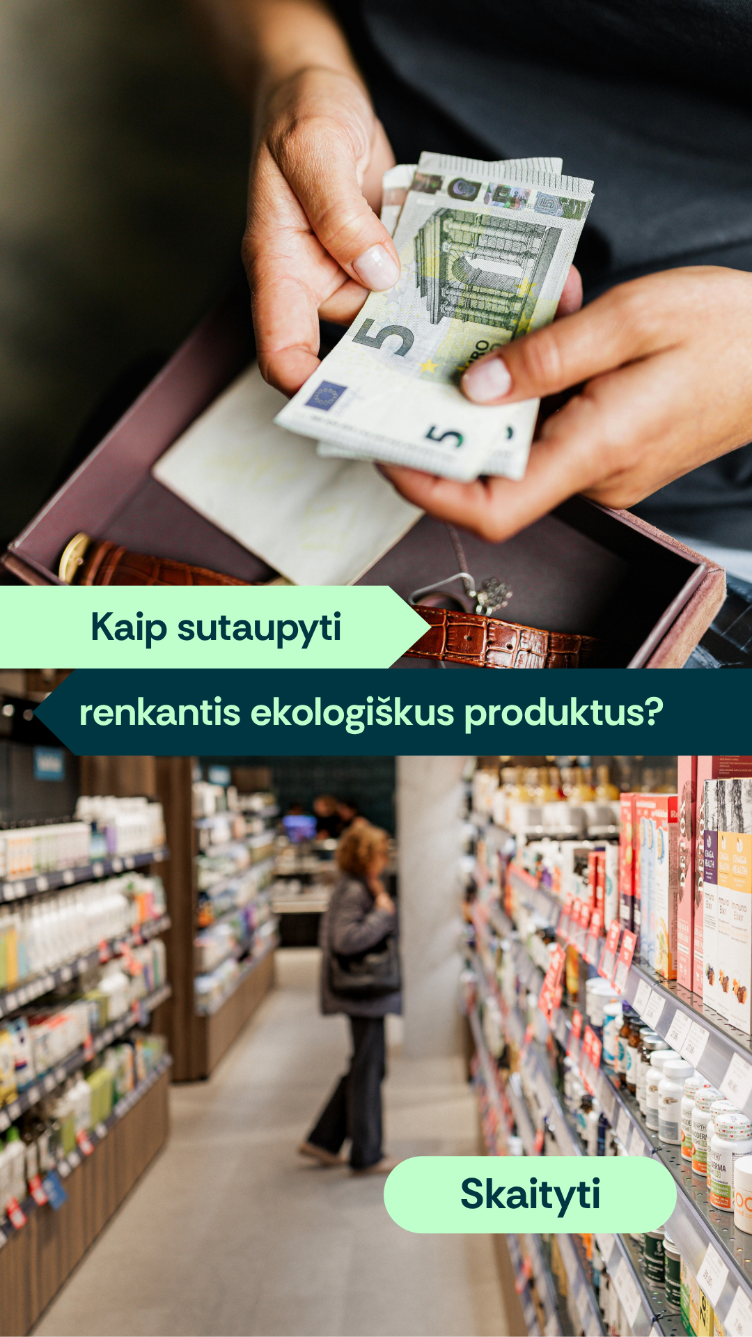 LIVIN sveiki produktai Facebook ad