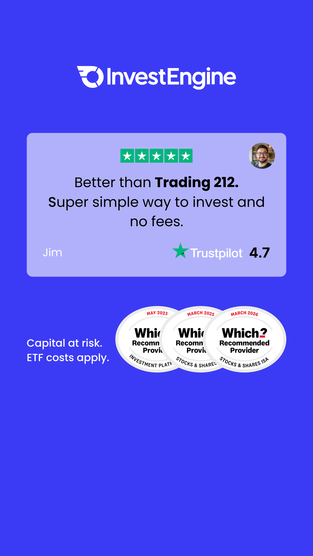 InvestEngine Facebook ad