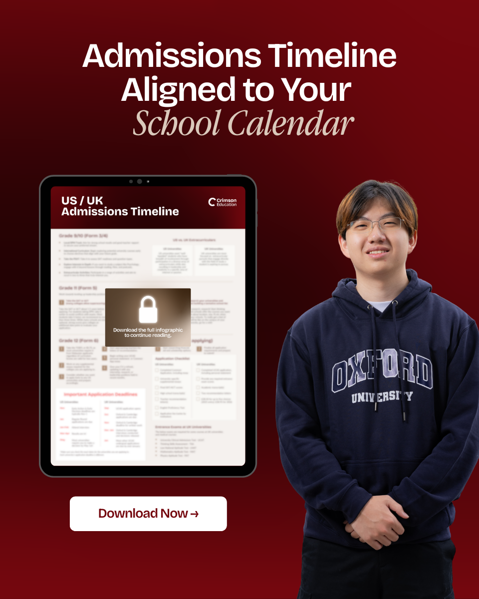 Crimson Education Facebook ad