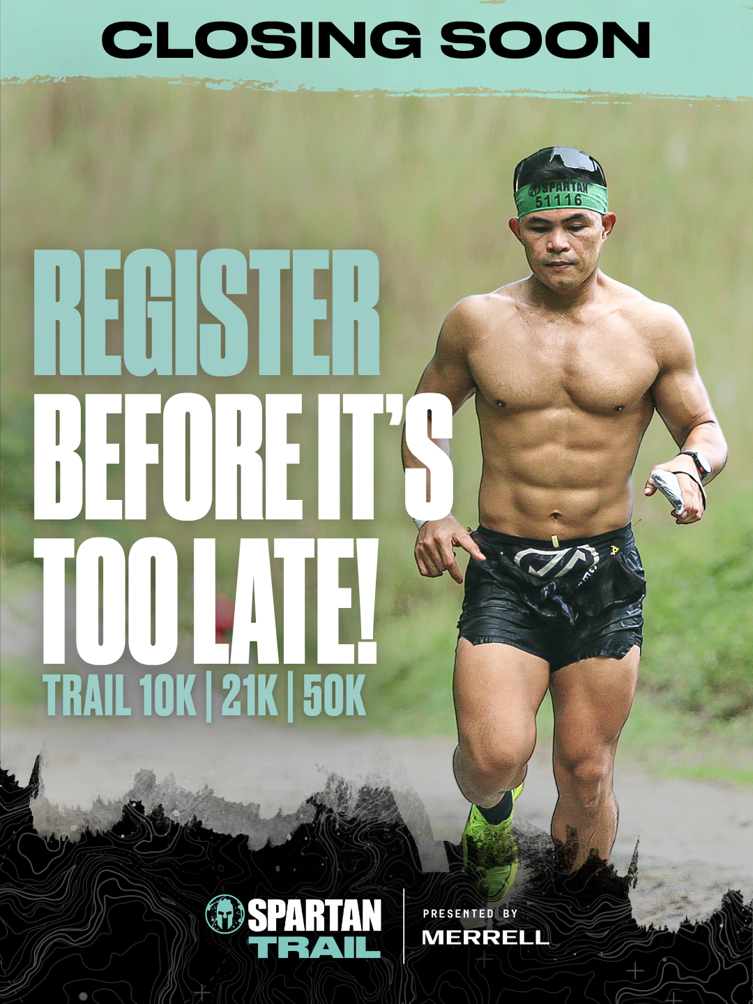 Spartan Race Philippines Facebook ad: CLOSING SOON: Sto. Tomas Trailfecta