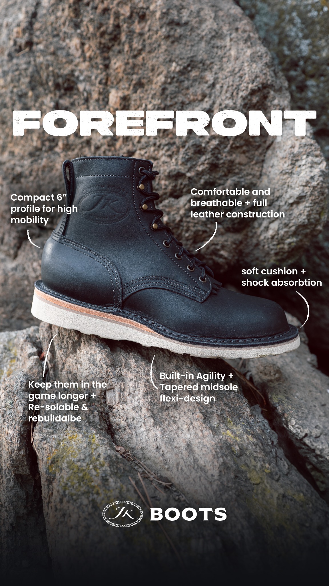 JK Boots Facebook ad
