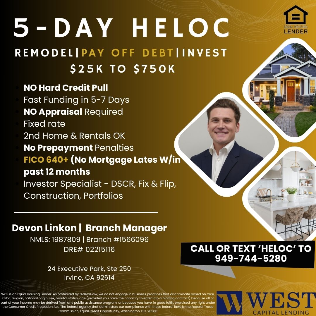 Devon Linkon - Real Estate & Mortgage Broker, Investor Facebook ad: Remodel | Pay off Debt | Invest