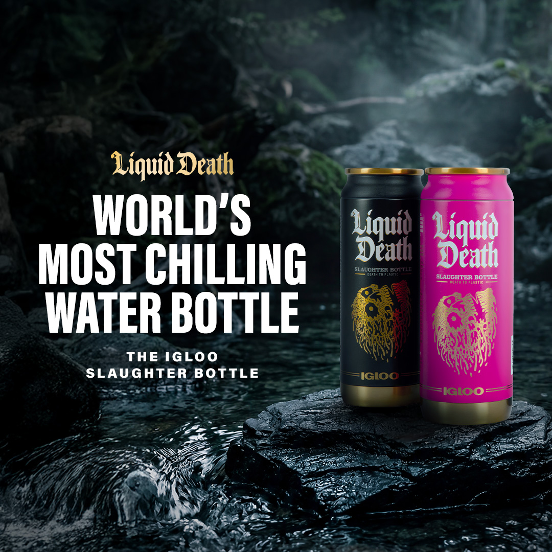 Liquid Death Facebook ad