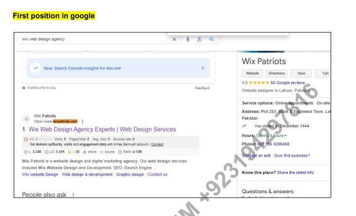 Get100%Results Our Services Facebook ad