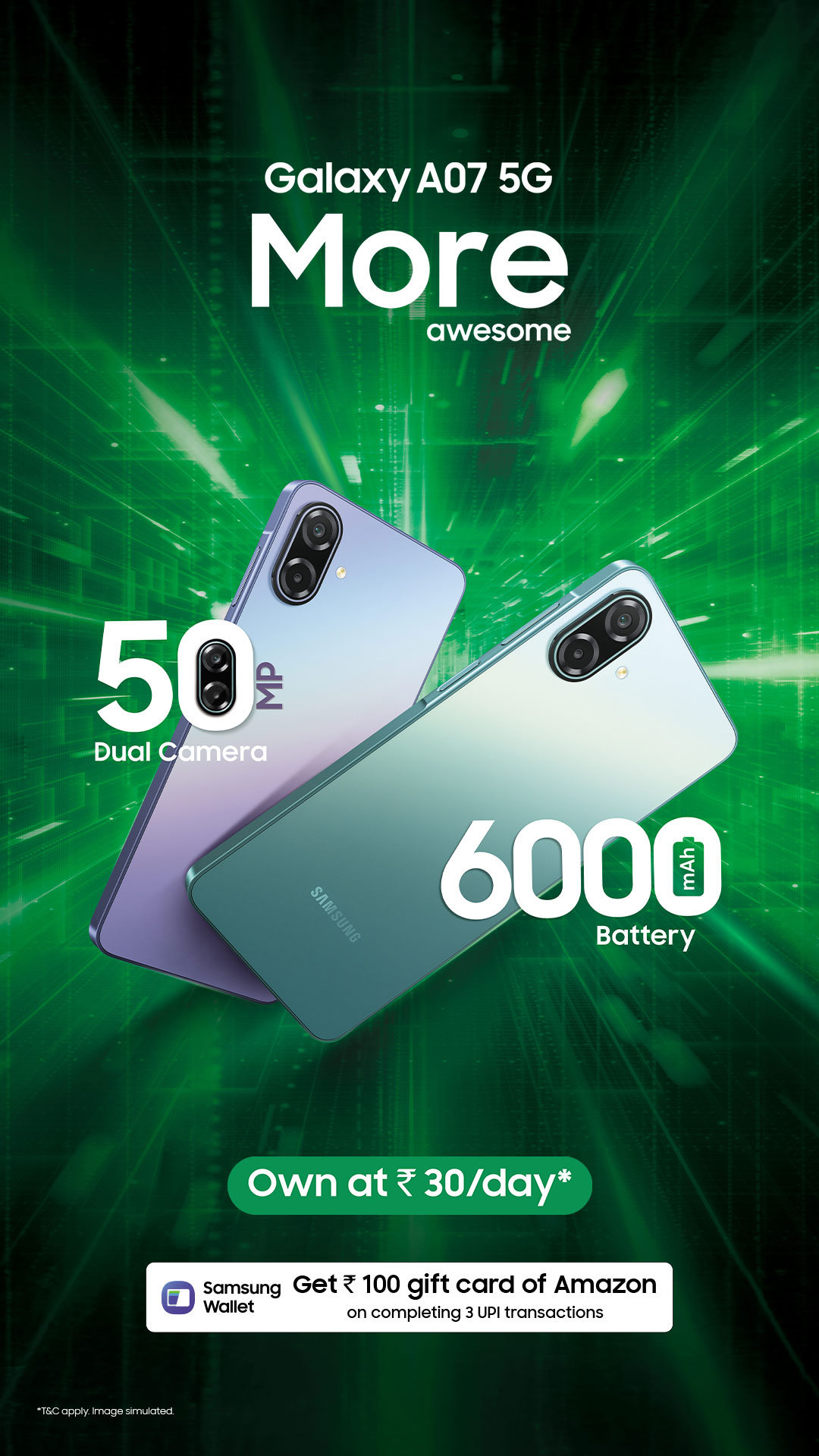 Samsung Facebook ad