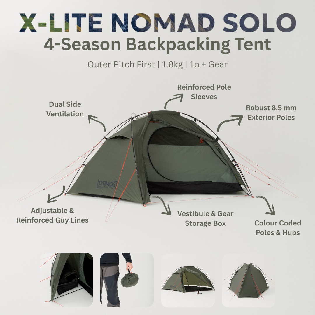 Otimos Outdoor Gear Facebook ad: New Ultralight Tents, Built for British Adventures!