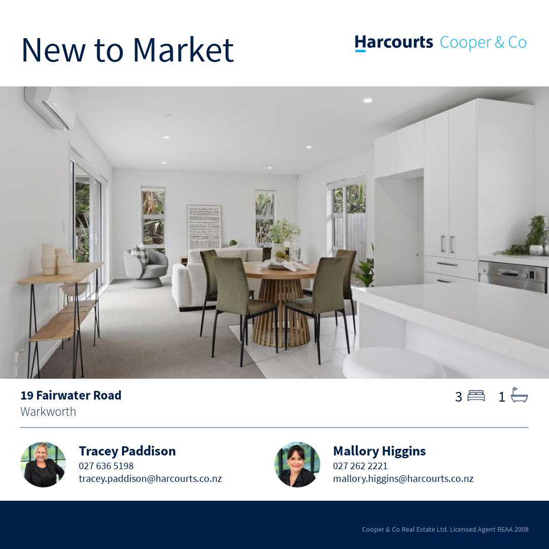 Harcourts Cooper & Co Real Estate Facebook ad