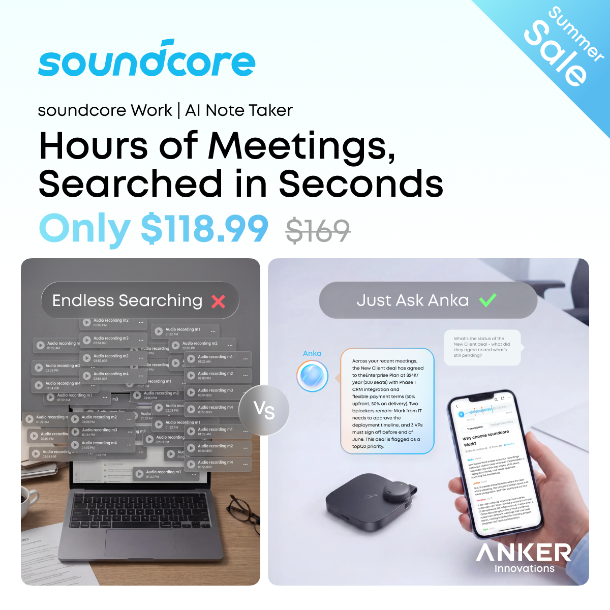 soundcore Facebook ad
