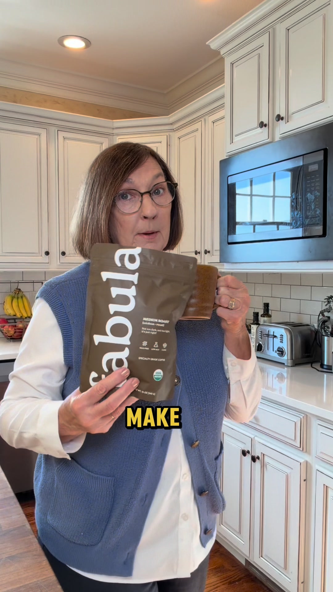 Fabula Coffee Facebook ad: Drink Clean Coffee, Feel Great