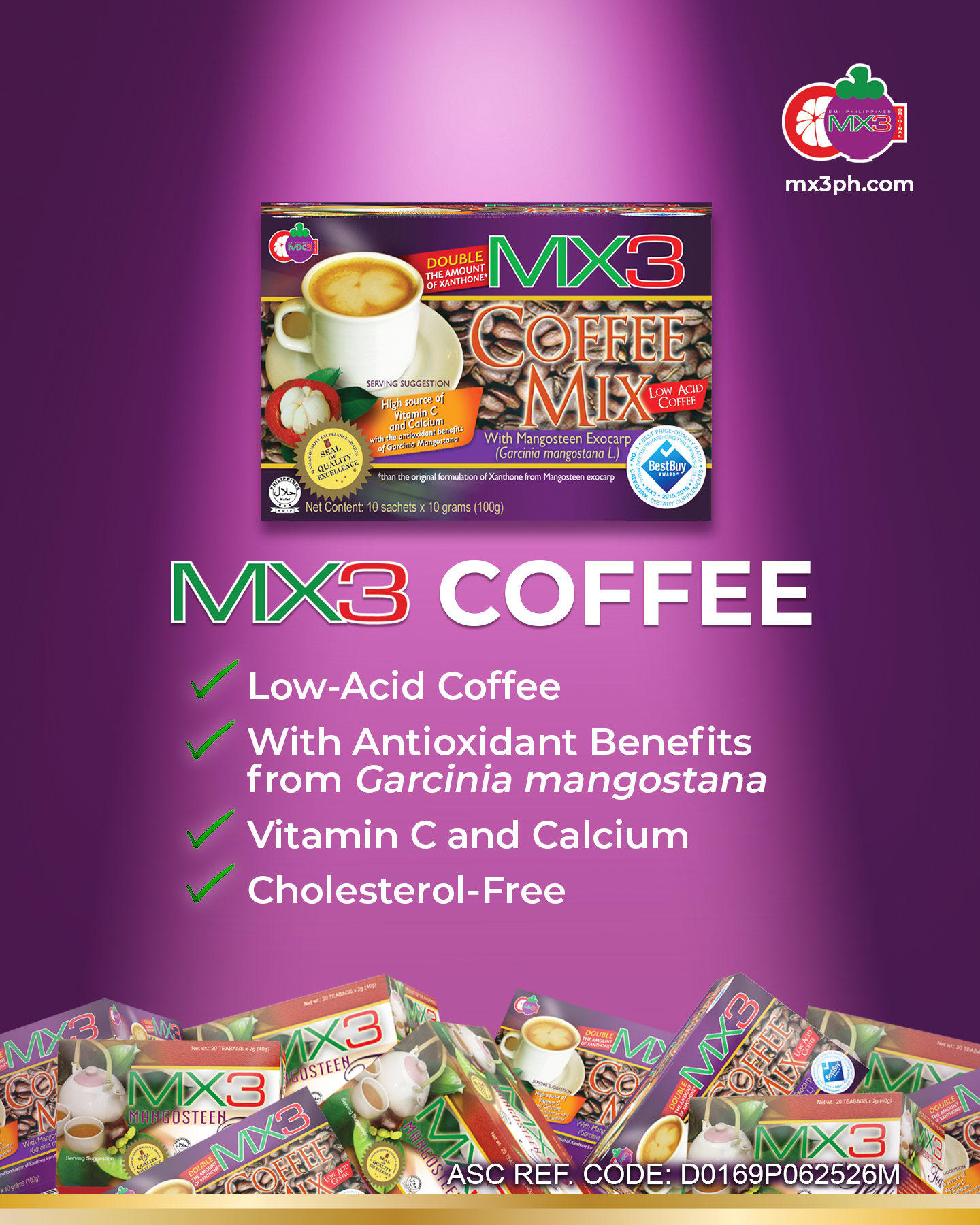 MX3 Natural Supplements Facebook ad