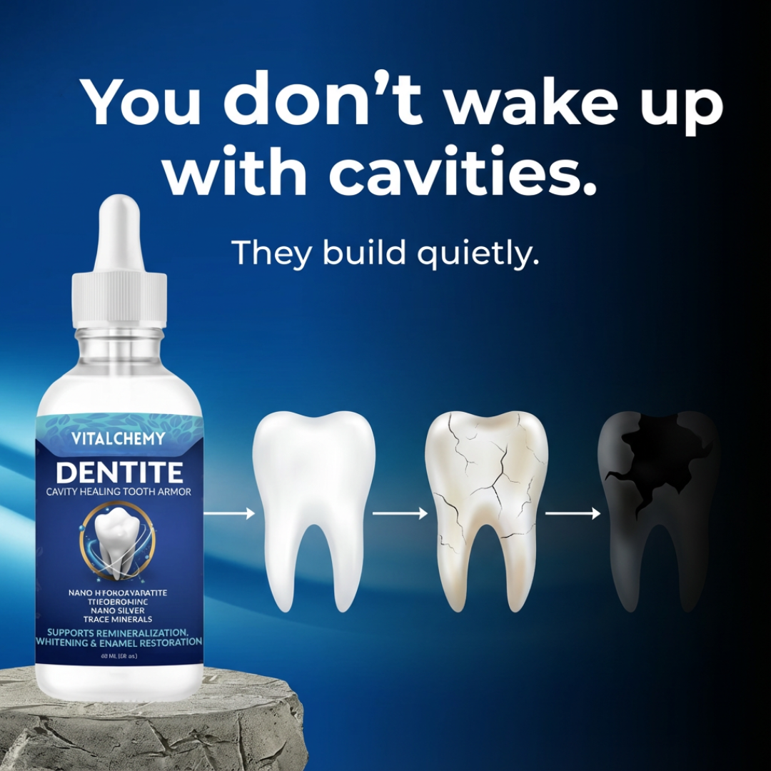 Vitalchemy Wellness Facebook ad: Rebuild Enamel with One Drop