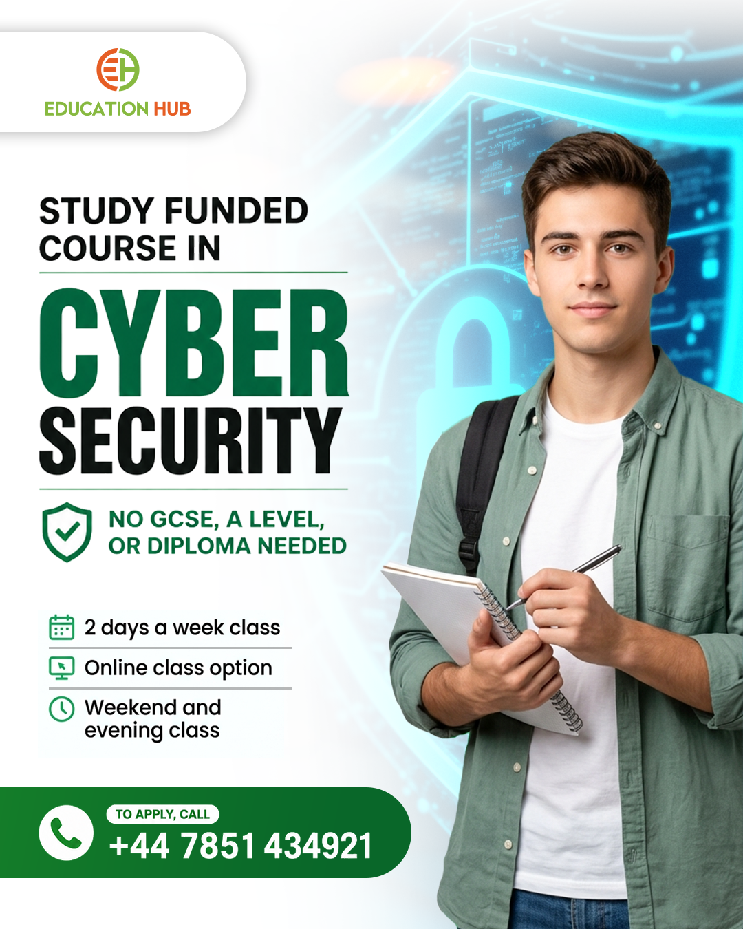 EducationHub UK Facebook ad: Student Finance Available (Tuition Fees & Maintenance Loan)