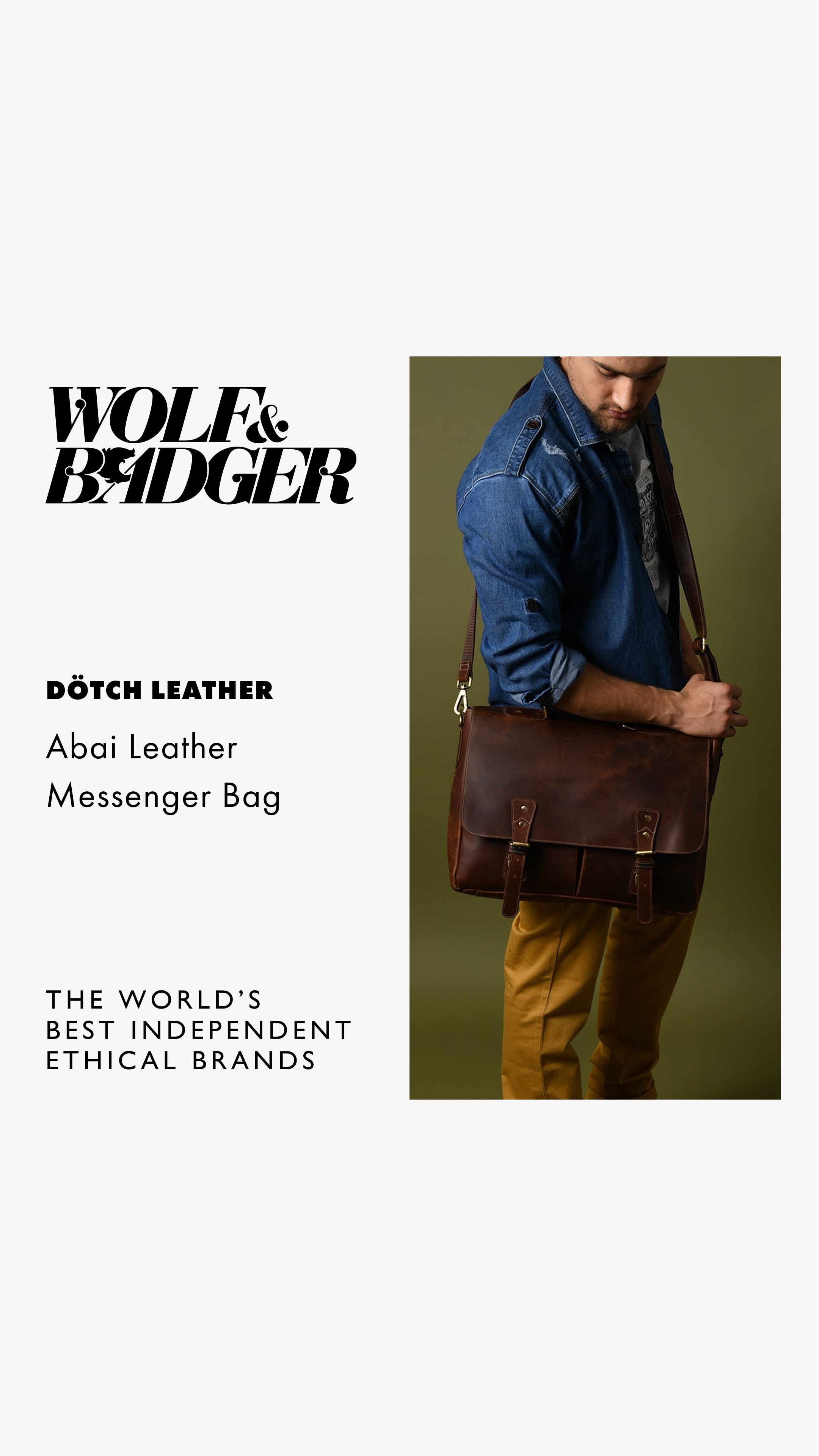 Wolf & Badger Facebook ad