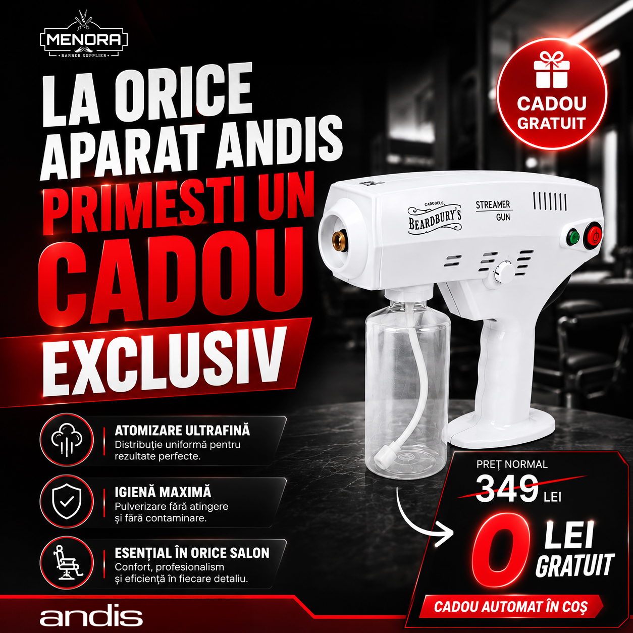Menora Barber Facebook ad: Comndă acum