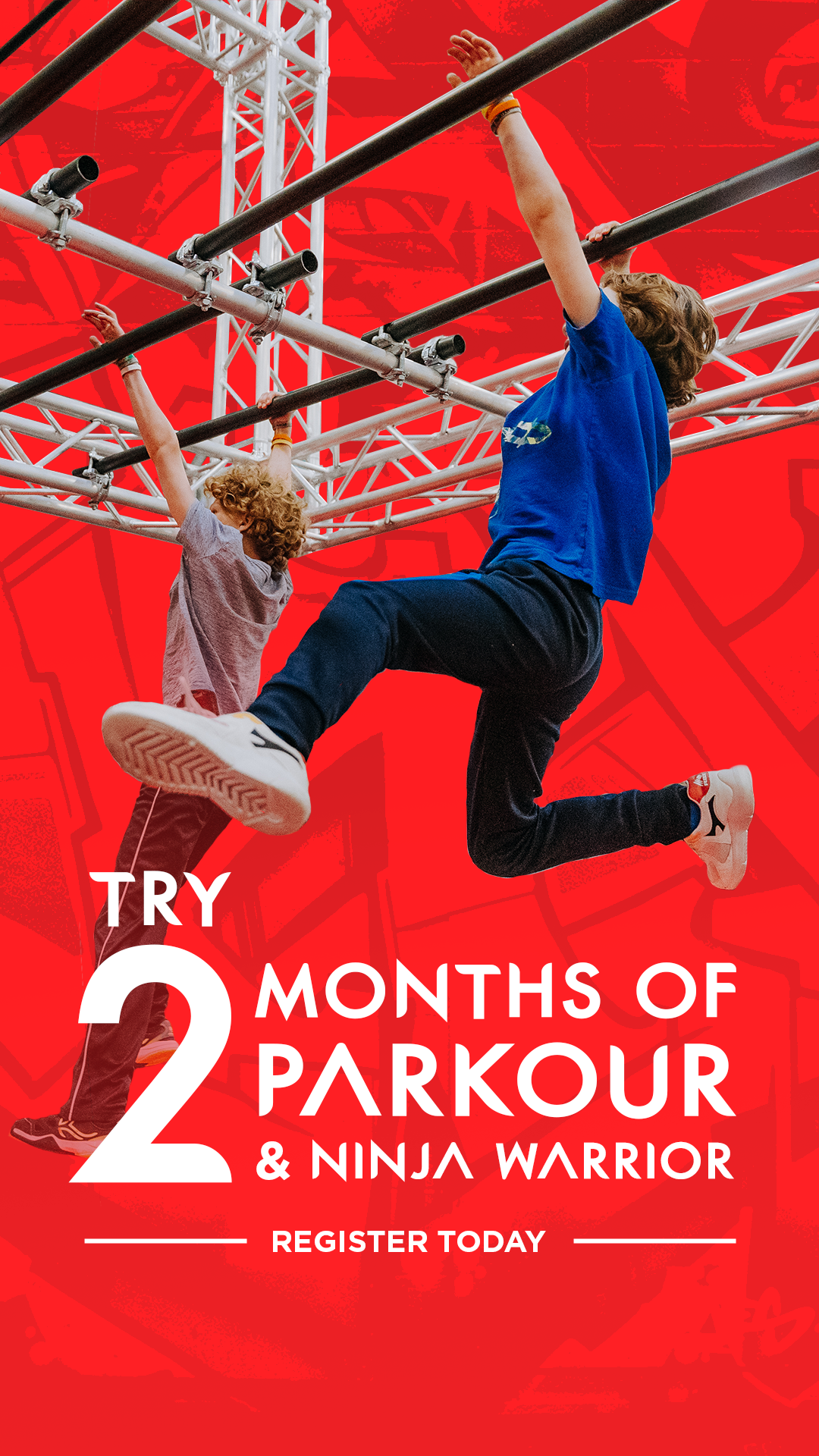 Breathe Parkour Calgary Facebook ad from Jul 2, 2026