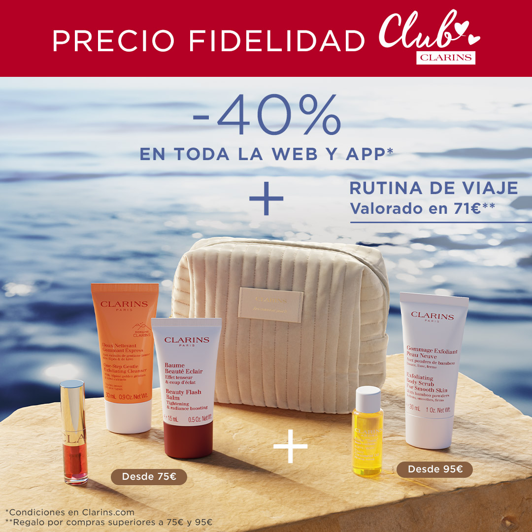 Clarins Facebook ad