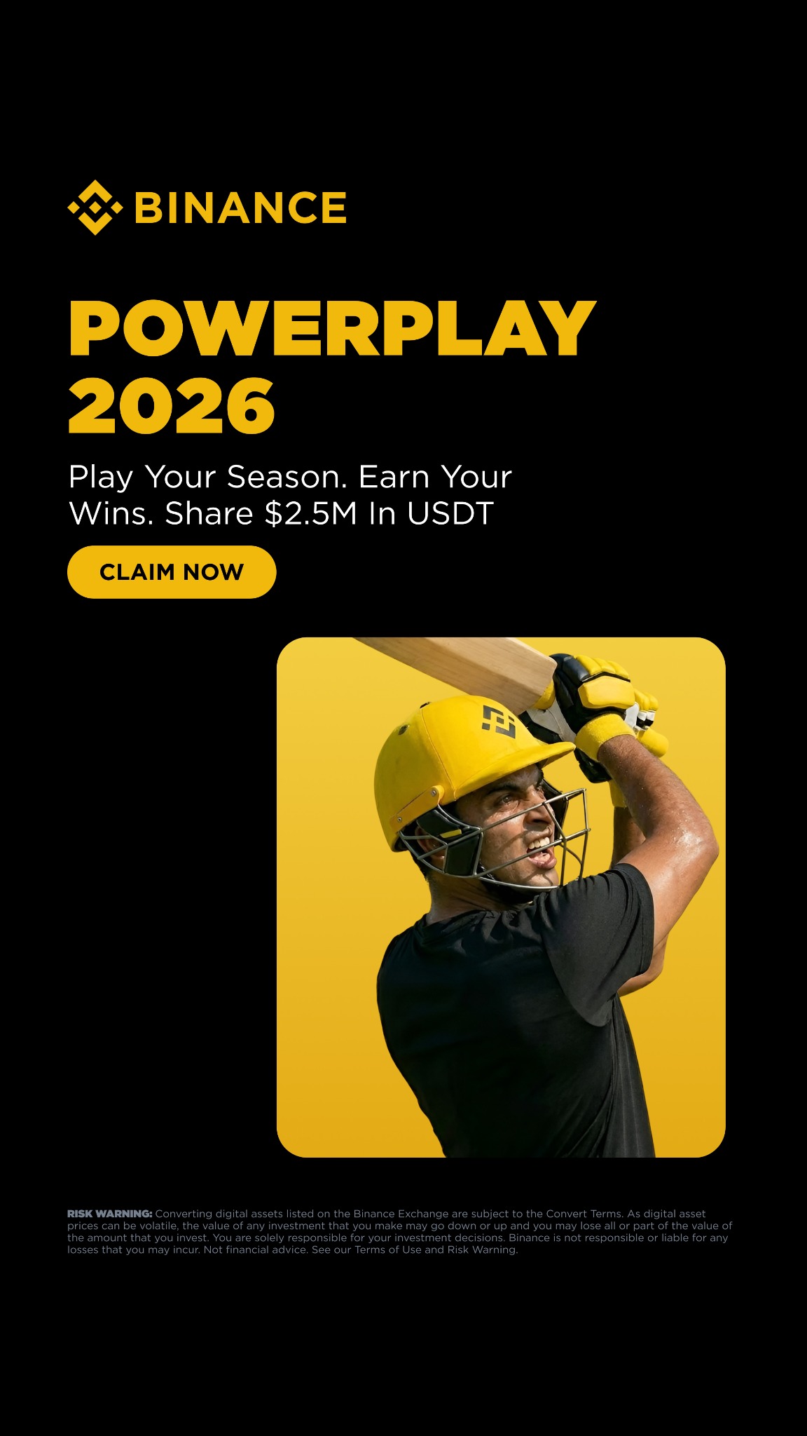 Binance Facebook ad