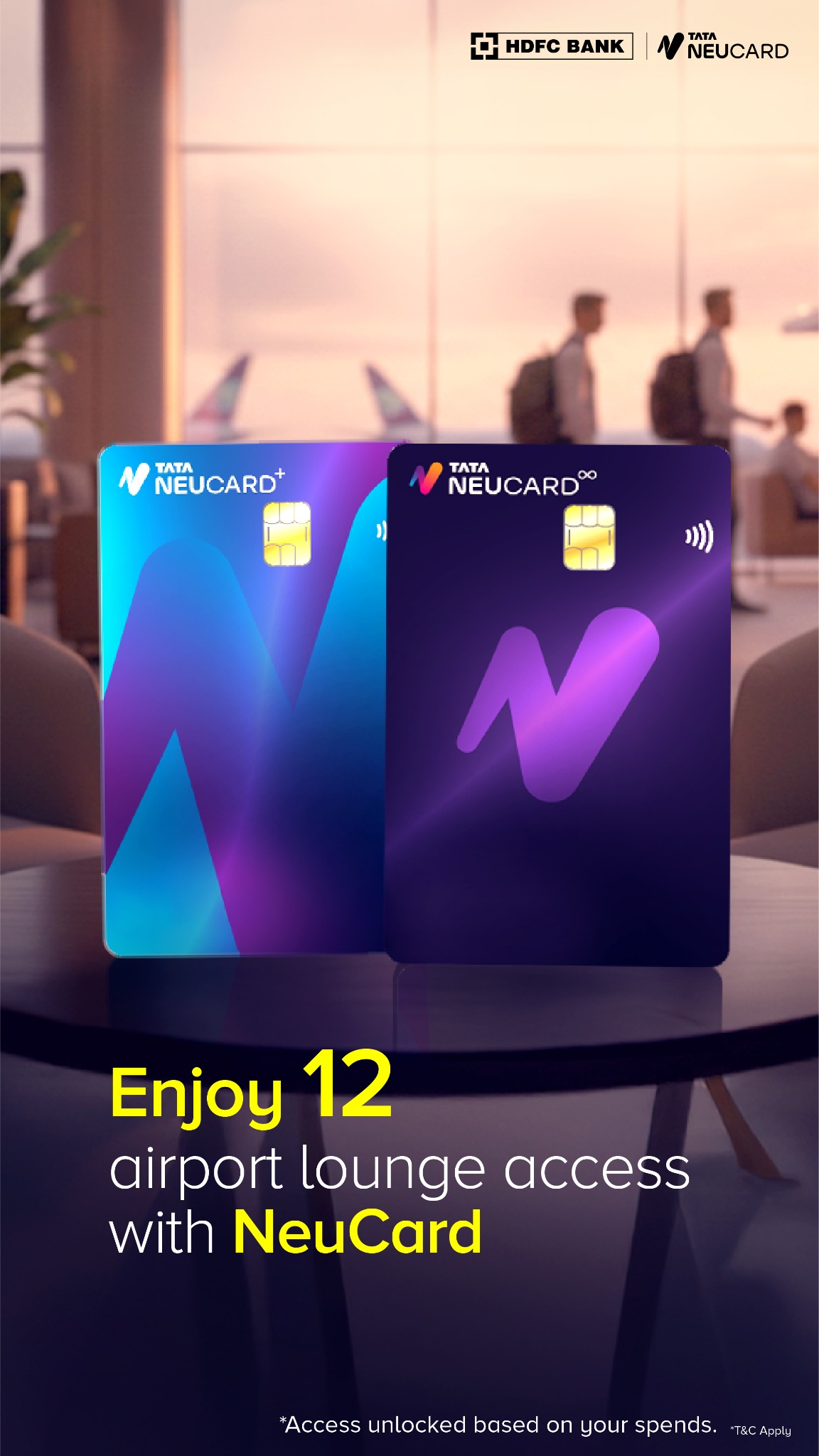 Tata Neu Facebook ad: Arrive early. Leave relaxed