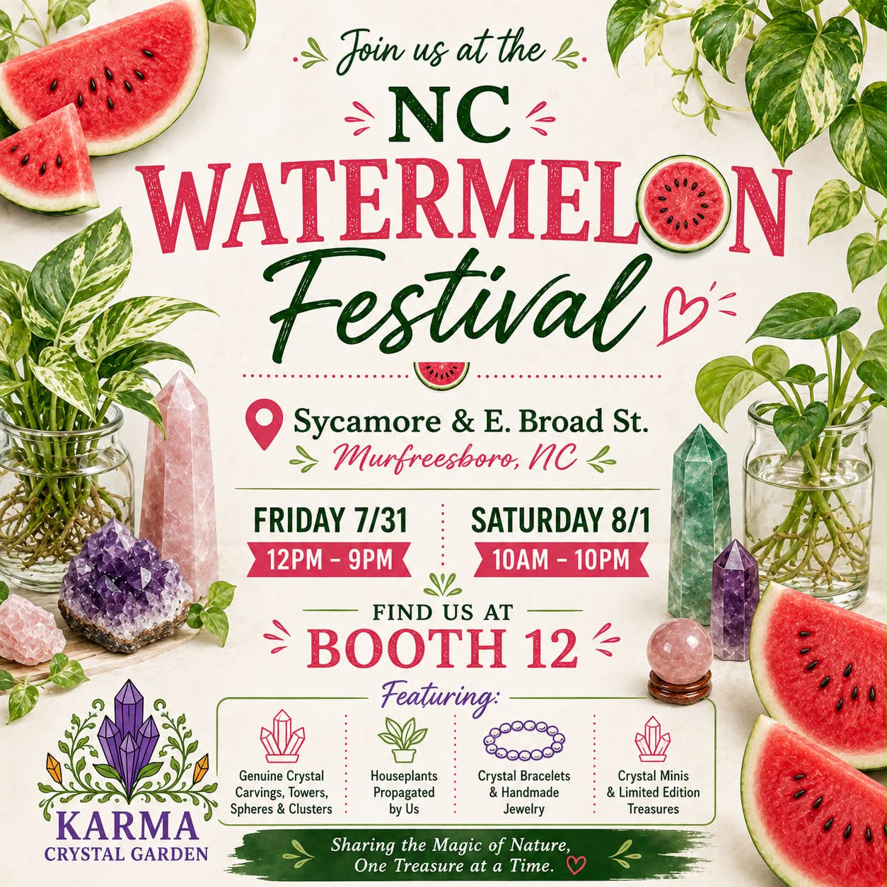 Karma Crystal Garden Facebook ad