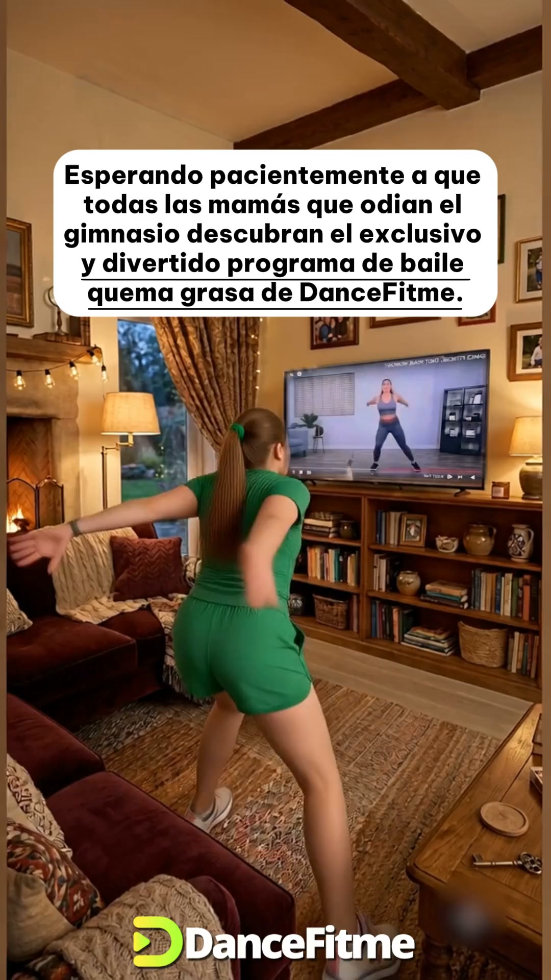 28 day weight loss dance workout Facebook ad: Baila para ponerte en forma