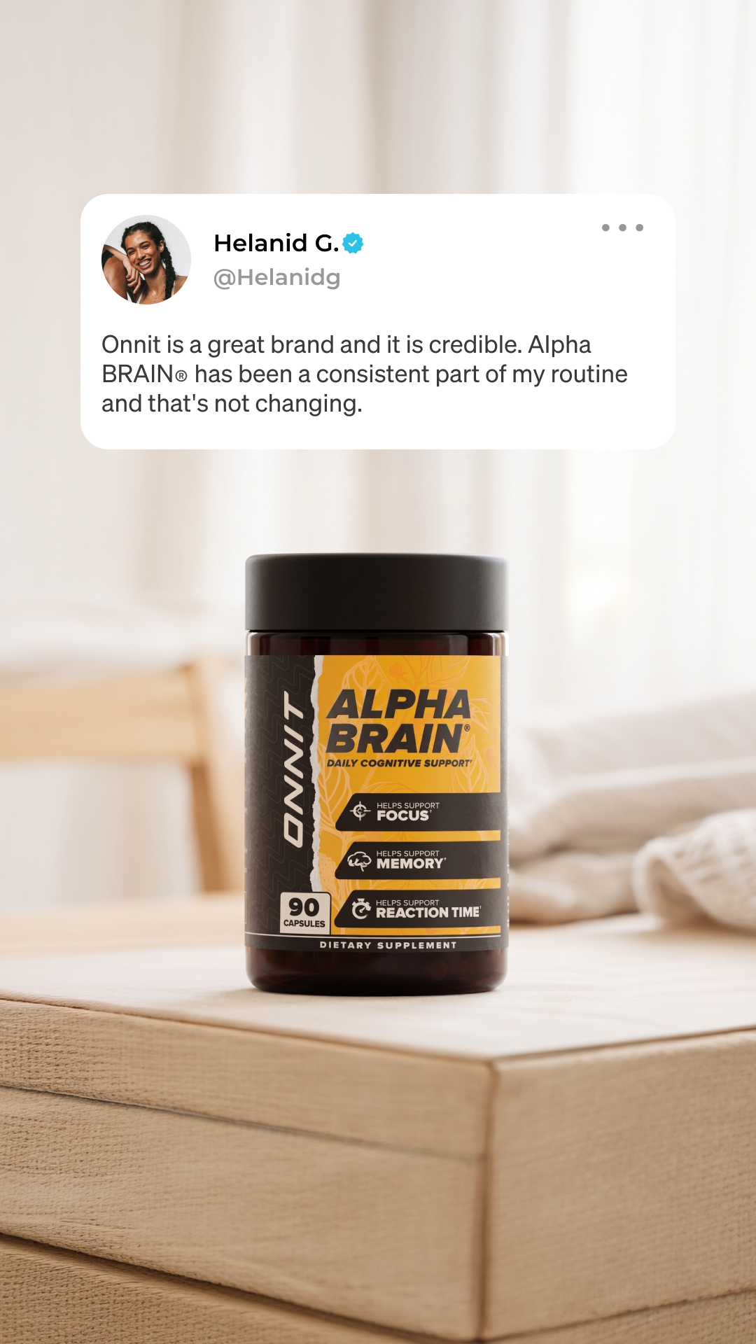 Onnit Facebook ad