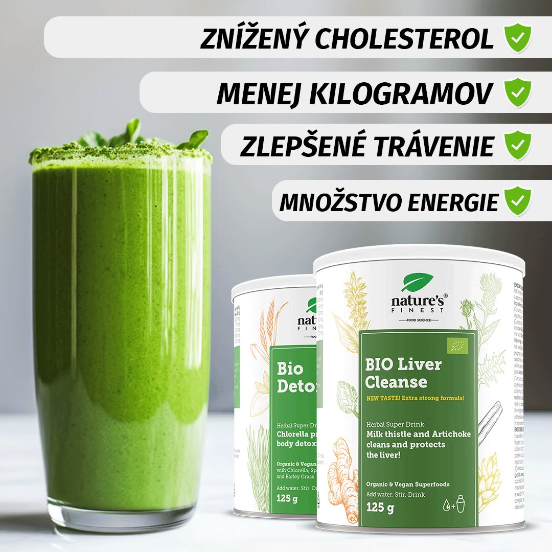 Nature's Finest Slovensko Facebook ad: Prírodná očista pečene