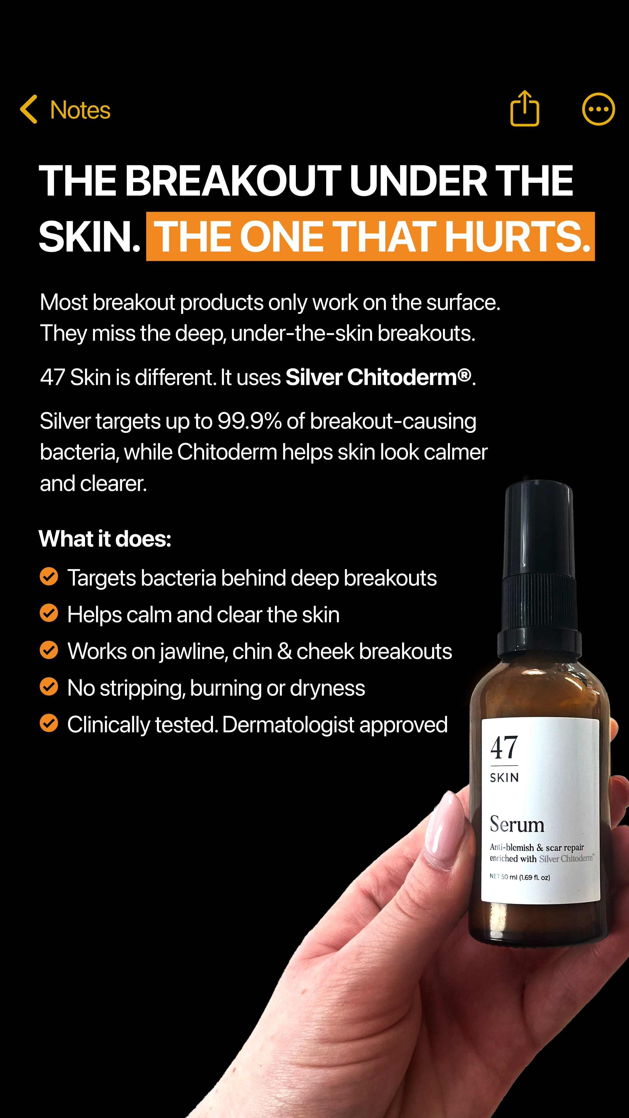 47Skin Facebook ad