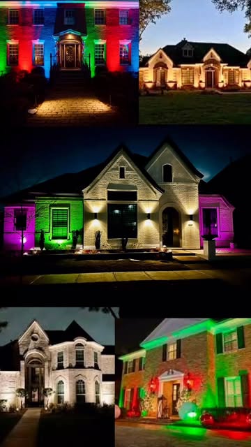 Hayes Signature Lighting Facebook ad: We specialize in custom outdoor lighting installations…