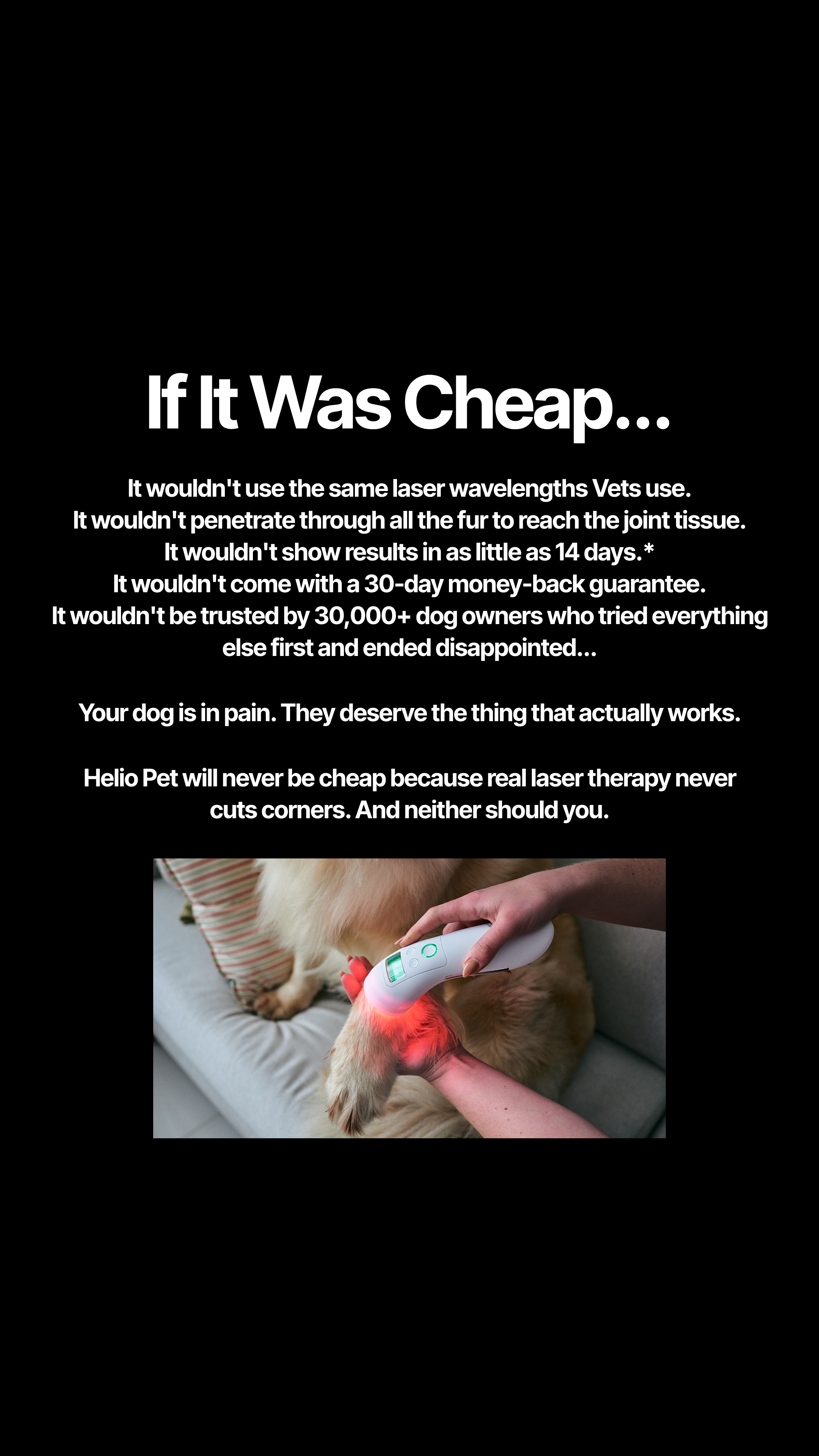 Helio Pet Facebook ad